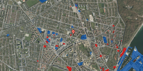 Jordforureningskort på Katrinebjergvej 56B, 2. 3, 8200 Aarhus N