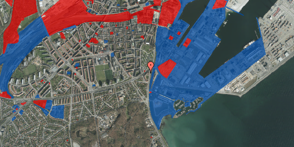 Jordforureningskort på Kildegården 4, 1. th, 8000 Aarhus C