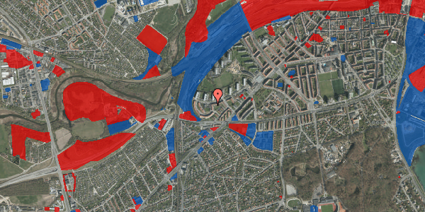 Jordforureningskort på Kirkedammen 3, kl. th, 8000 Aarhus C