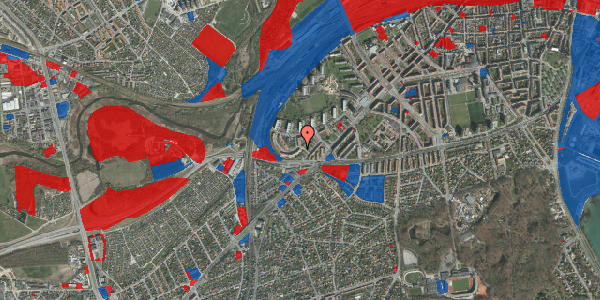 Jordforureningskort på Kirkedammen 11, 3. 1, 8000 Aarhus C