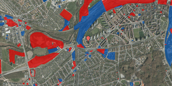 Jordforureningskort på Kirkedammen 16, 3. 24, 8000 Aarhus C