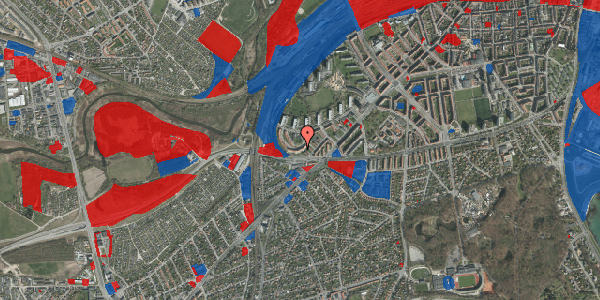 Jordforureningskort på Kirkedammen 19, 3. 21, 8000 Aarhus C