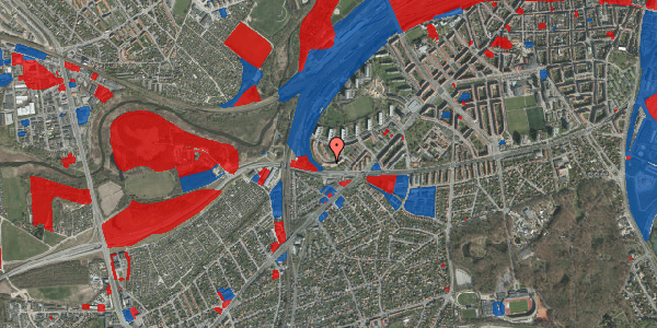 Jordforureningskort på Kirkedammen 25, 3. 35, 8000 Aarhus C