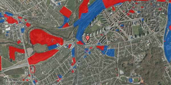 Jordforureningskort på Kirkedammen 29, 3. 44, 8000 Aarhus C