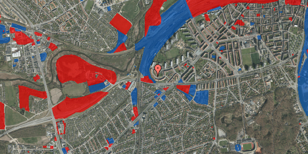 Jordforureningskort på Kirkedammen 33, 1. th, 8000 Aarhus C