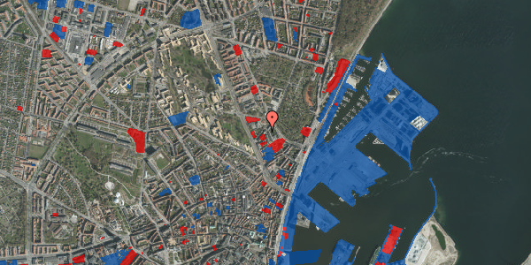 Jordforureningskort på Kirkegårdsvej 8A, 1. th, 8000 Aarhus C