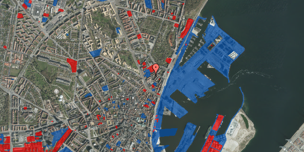 Jordforureningskort på Knudrisgade 16, 8000 Aarhus C