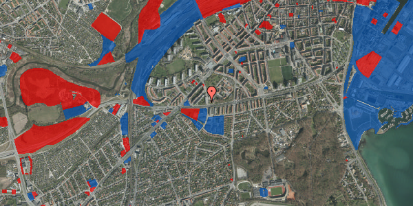 Jordforureningskort på Kongsvang Allé 22, 2. th, 8000 Aarhus C