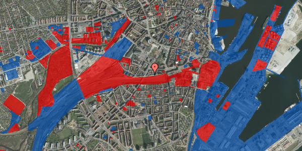 Jordforureningskort på Kriegersvej 17, 3. th, 8000 Aarhus C