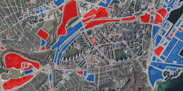 Jordforureningskort på Langenæs Allé 6, 4. th, 8000 Aarhus C