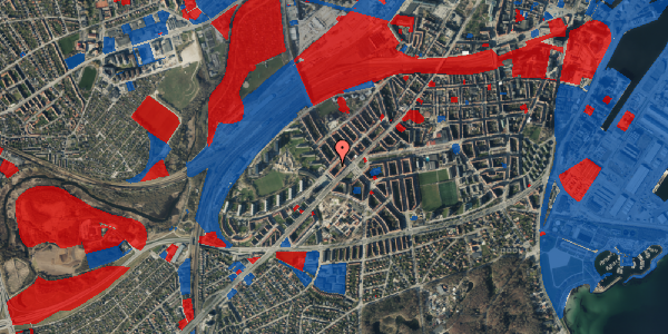 Jordforureningskort på Langenæs Allé 11, st. th, 8000 Aarhus C