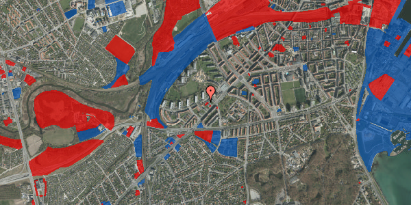 Jordforureningskort på Langenæs Allé 29, 8000 Aarhus C