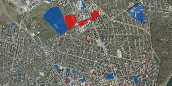 Jordforureningskort på Lillehammervej 28, 8200 Aarhus N