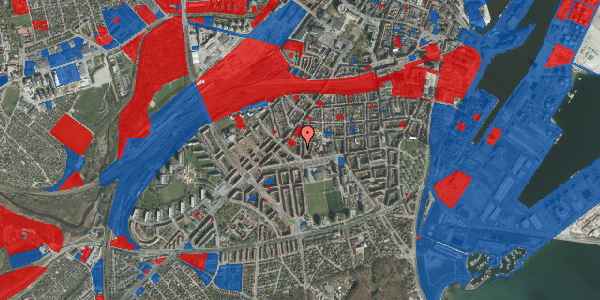 Jordforureningskort på Lundingsgade 24, st. th, 8000 Aarhus C