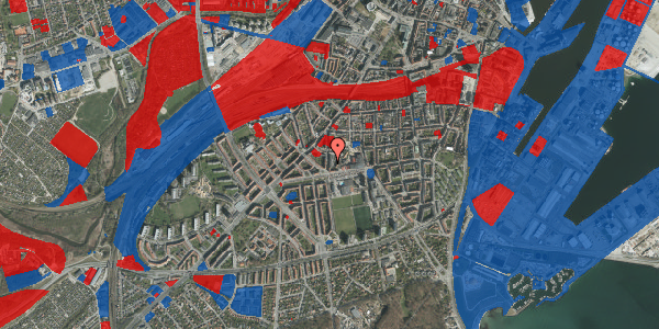 Jordforureningskort på Lundingsgade 33, 1. 109, 8000 Aarhus C