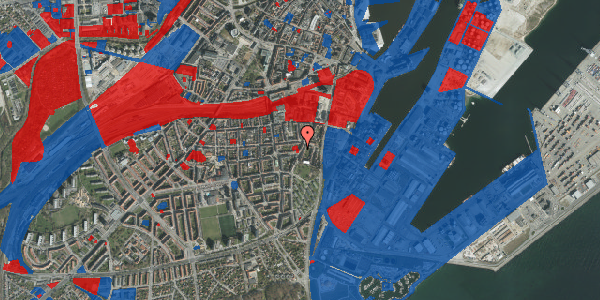 Jordforureningskort på Marselisborg Allé 24, st. tv, 8000 Aarhus C