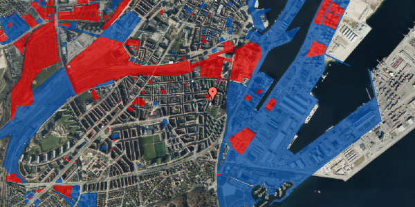 Jordforureningskort på Marselisborg Allé 30A, kl. th, 8000 Aarhus C