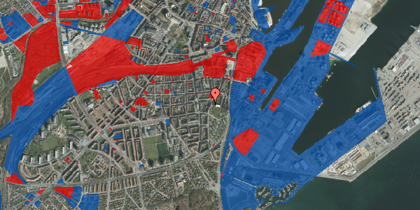 Jordforureningskort på Marselisborg Allé 30B, st. th, 8000 Aarhus C