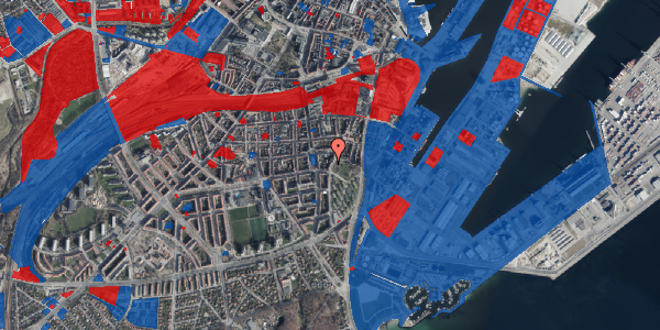 Jordforureningskort på Marselisborg Allé 34, 4. tv, 8000 Aarhus C