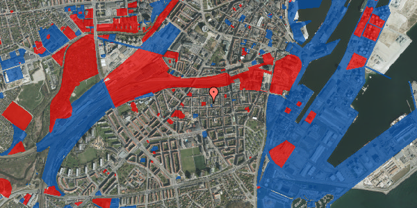 Jordforureningskort på Montanagade 15, 3. , 8000 Aarhus C