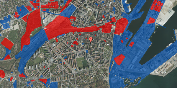 Jordforureningskort på Montanagade 41, 1. , 8000 Aarhus C