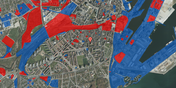 Jordforureningskort på Montanagade 56, 2. th, 8000 Aarhus C