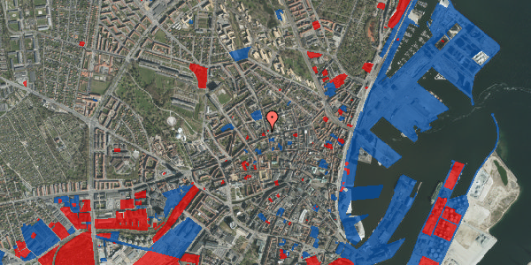 Jordforureningskort på Ny Munkegade 1A, 3. tv, 8000 Aarhus C