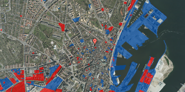 Jordforureningskort på Nørre Allé 30, 3. 4, 8000 Aarhus C