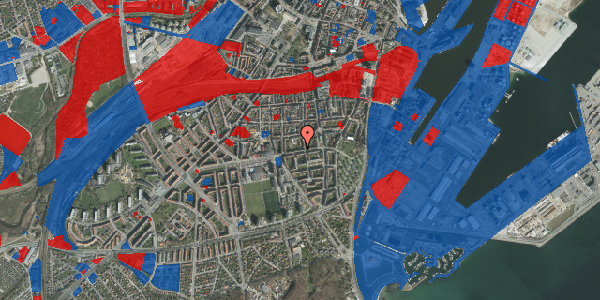 Jordforureningskort på Odensegade 26, st. th, 8000 Aarhus C