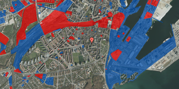 Jordforureningskort på Odensegade 31, 3. tv, 8000 Aarhus C