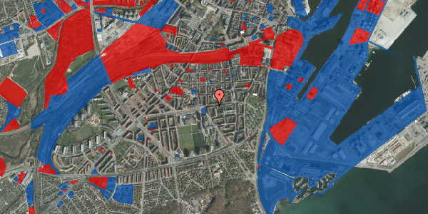 Jordforureningskort på Odensegade 37, 1. tv, 8000 Aarhus C