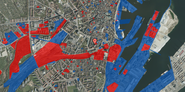 Jordforureningskort på Ryesgade 28, 4. th, 8000 Aarhus C