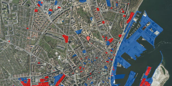 Jordforureningskort på Samsøgade 23, st. , 8000 Aarhus C