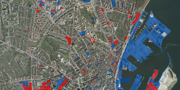 Jordforureningskort på Samsøgade 23, 1. th, 8000 Aarhus C