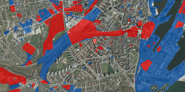 Jordforureningskort på Schleppegrellsgade 8, 2. th, 8000 Aarhus C