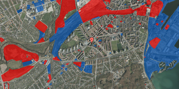 Jordforureningskort på Skanderborgvej 3, 2. th, 8000 Aarhus C