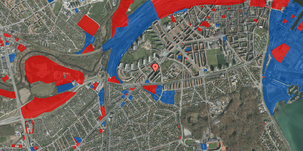 Jordforureningskort på Skanderborgvej 31, 3. th, 8000 Aarhus C