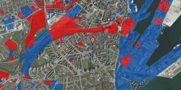 Jordforureningskort på Skt. Anna Gade 41, 2. th, 8000 Aarhus C