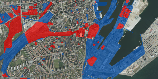 Jordforureningskort på St.St. Blichers Gade 12, 1. th, 8000 Aarhus C