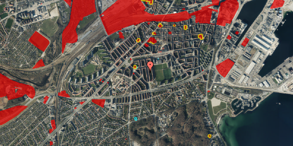 Jordforureningskort på Stadion Allé 22, 4. tv, 8000 Aarhus C