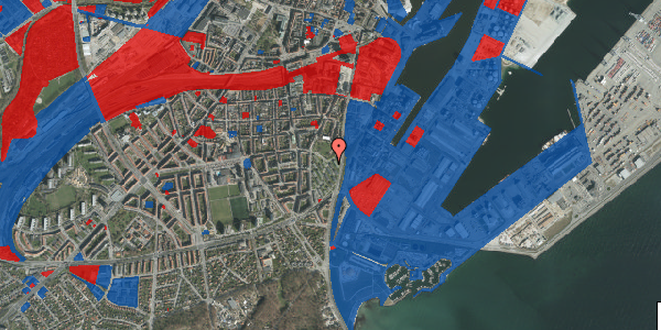 Jordforureningskort på Strandparken 23, kl. 1, 8000 Aarhus C