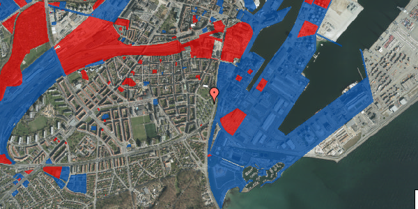 Jordforureningskort på Strandparken 24, 2. tv, 8000 Aarhus C