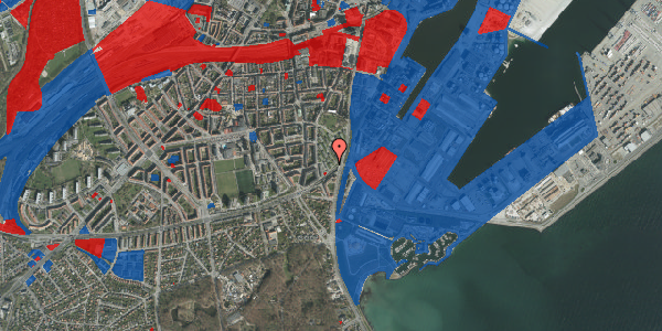 Jordforureningskort på Strandparken 37, 2. th, 8000 Aarhus C