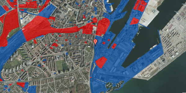 Jordforureningskort på Strandvejen 34, 1. tv, 8000 Aarhus C