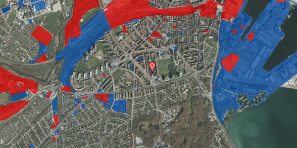 Jordforureningskort på Søndre Ringgade 6, 5. , 8000 Aarhus C