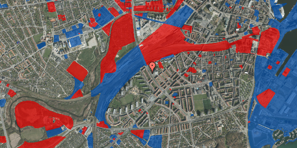 Jordforureningskort på Søndre Ringgade 73, st. th, 8000 Aarhus C