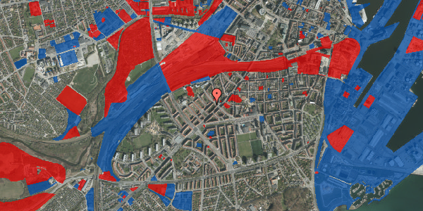 Jordforureningskort på Trepkasgade 5, 2. tv, 8000 Aarhus C