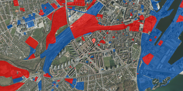 Jordforureningskort på Trepkasgade 9, 1. th, 8000 Aarhus C