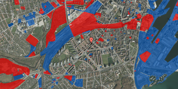 Jordforureningskort på Trepkasgade 15, 1. th, 8000 Aarhus C