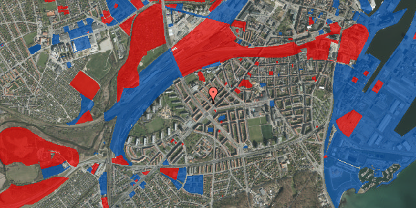 Jordforureningskort på Trepkasgade 25, 3. th, 8000 Aarhus C